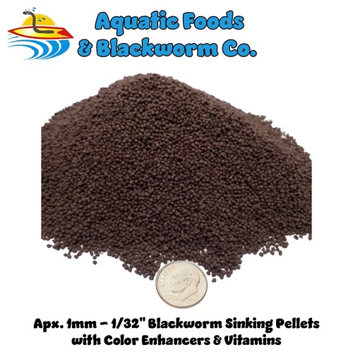 Sinking blackworm pellets with - blackworm,
