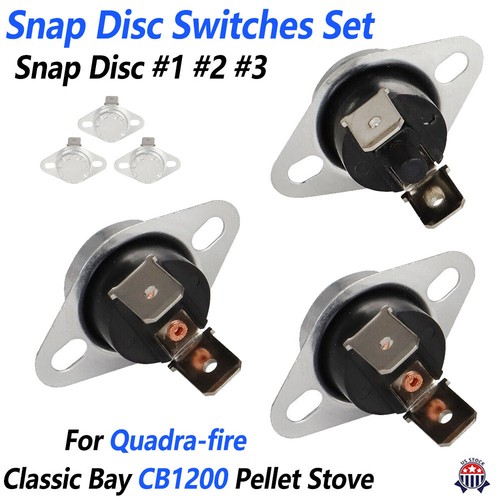 Pieces for quadra fire - 3-pieces, snap
