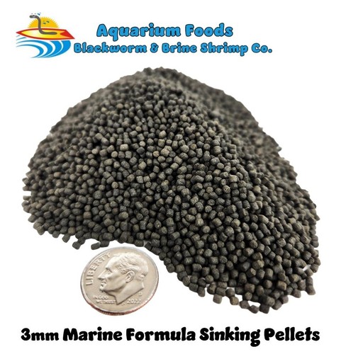 3mm marine sinking pellets - marine,