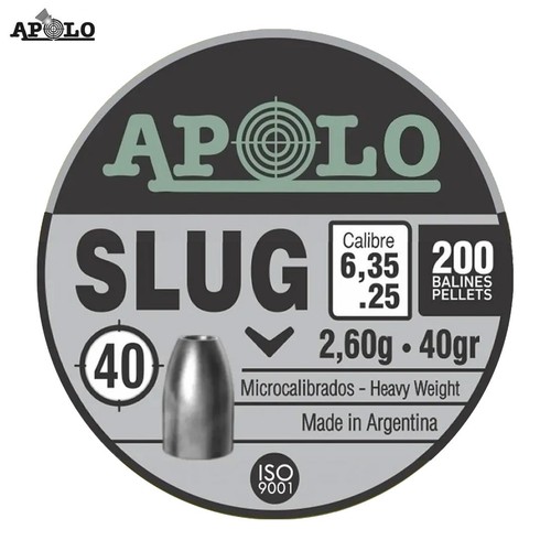 Apolo slug cal - .25, cal/6.35mm